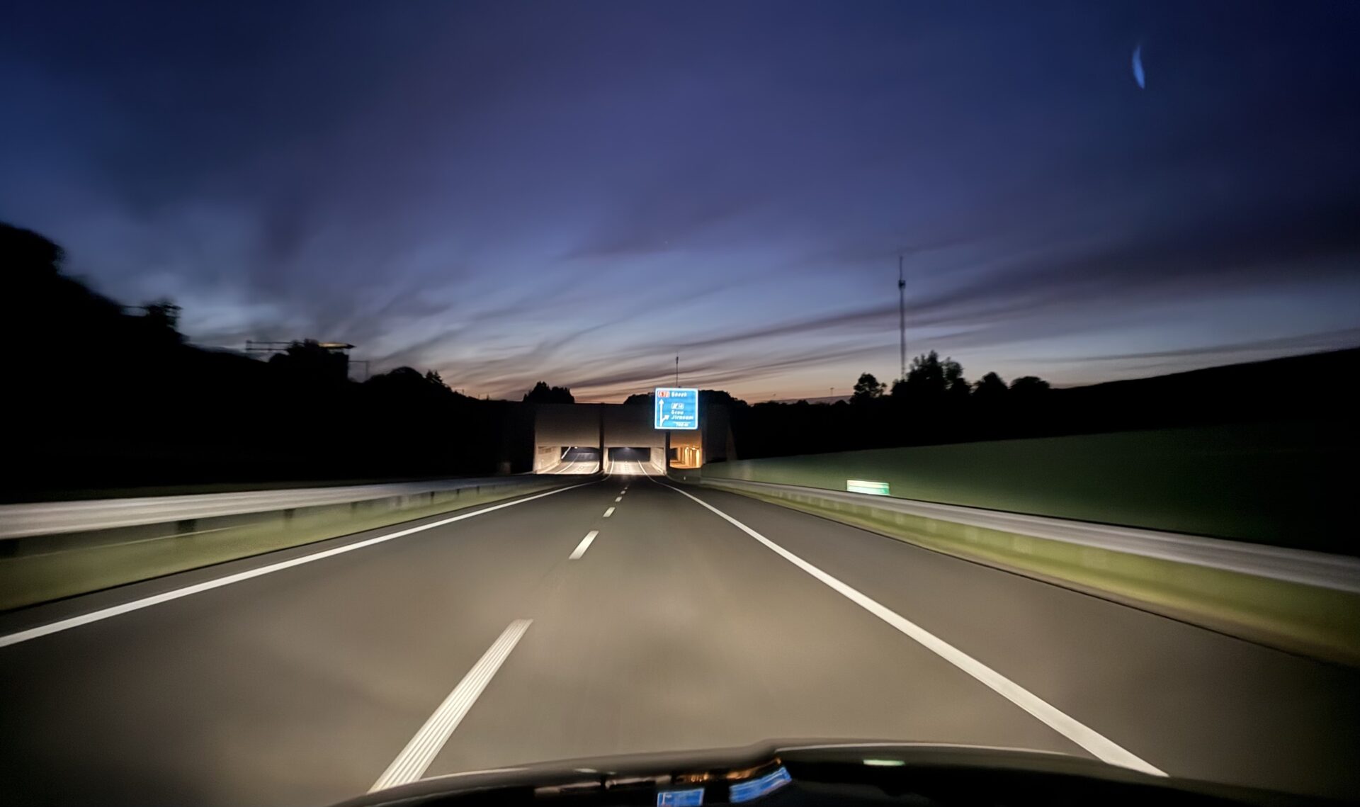 Bijzonder mooie luchten op weg naar huis.